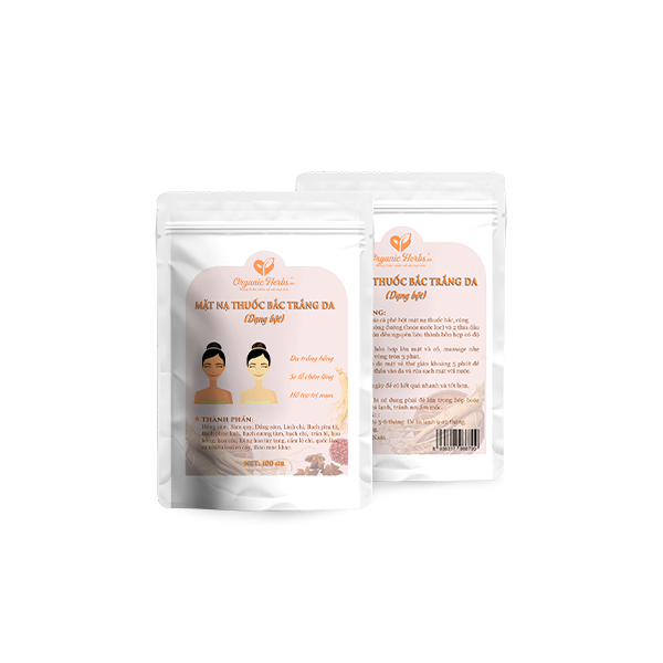 Mặt nạ Thuốc Bắc (Bột - Không dẻo) L1 Chinese Herbs Whitening Skin Mask (Powder)